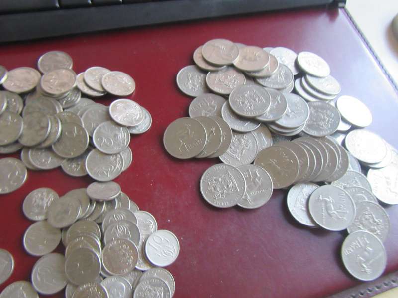 RSA NICKEL SELECTION - AS PER SCAN - VARIOUS YEARS - 176 ITEMS -INCL. DUPLICATIONS- BID PER ITEM