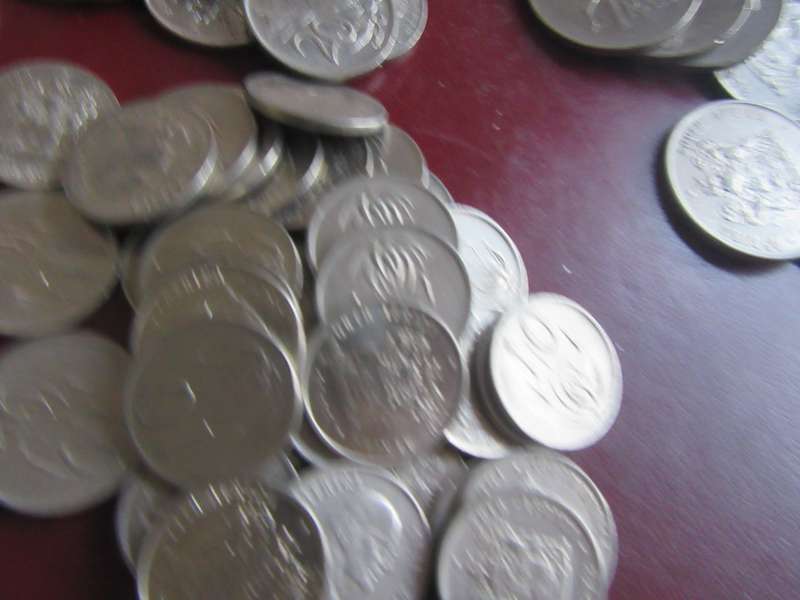 RSA NICKEL SELECTION - AS PER SCAN - VARIOUS YEARS - 176 ITEMS -INCL. DUPLICATIONS- BID PER ITEM