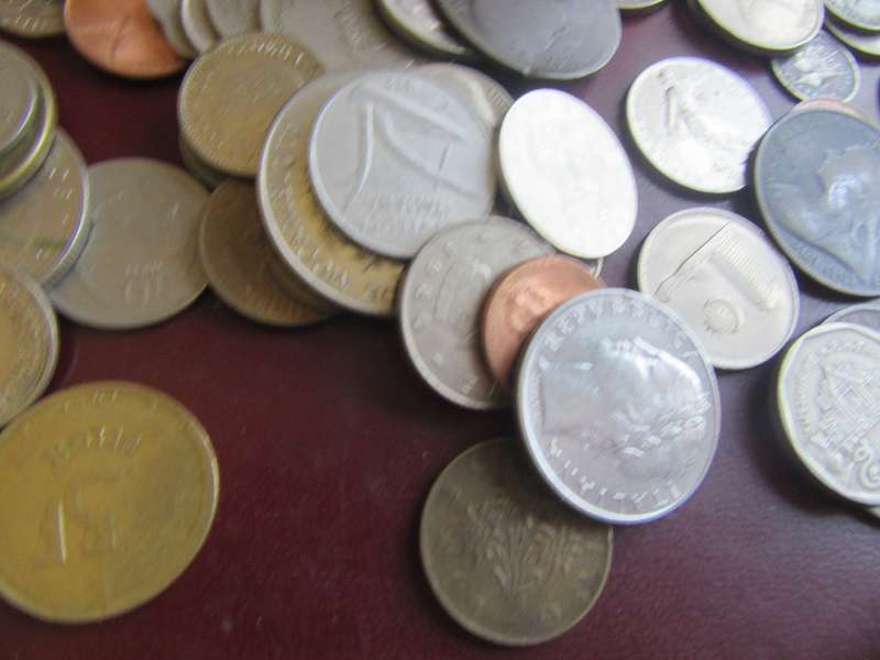 -GOOD START FOR THE BEGINNER -120ASSORTED WORLD COINS - AS PER SCAN - BID PER ITEM - WS1