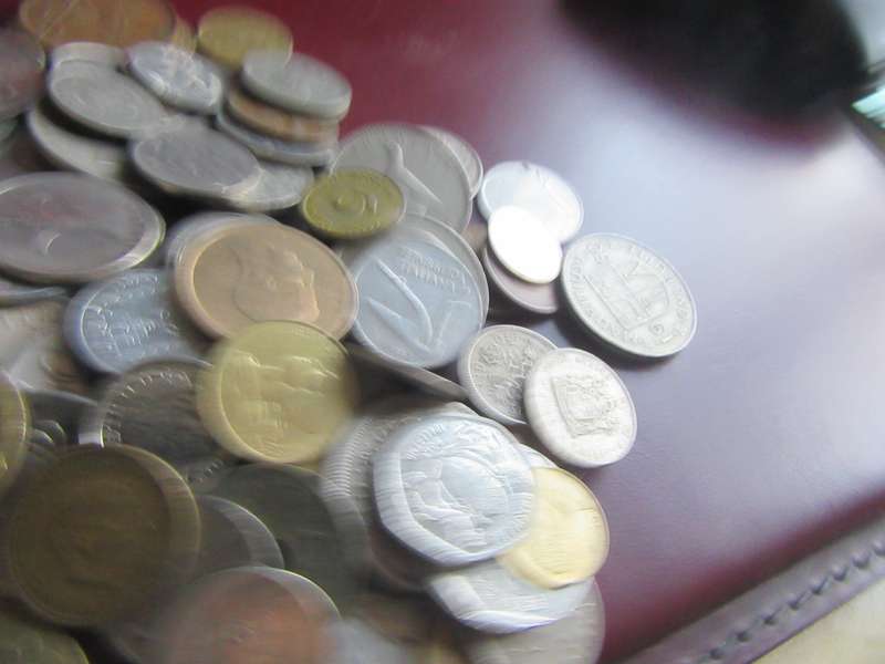 GOOD START FOR THE BEGINNER - 100 ASSORTED INTERNATIONAL COINS- AS  PER SCAN - BID PER ITEM - WS2