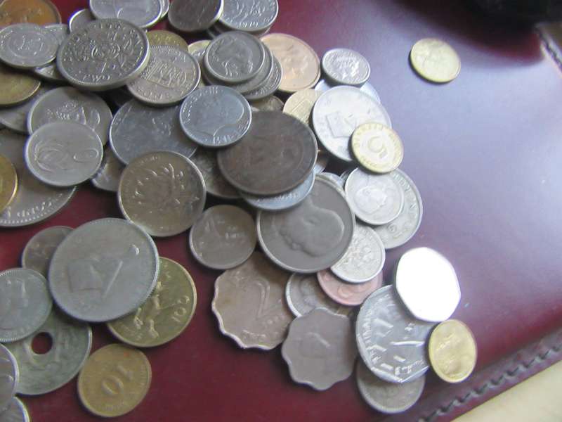GOOD START FOR THE BEGINNER - 100 ASSORTED INTERNATIONAL COINS- AS  PER SCAN - BID PER ITEM - WS2