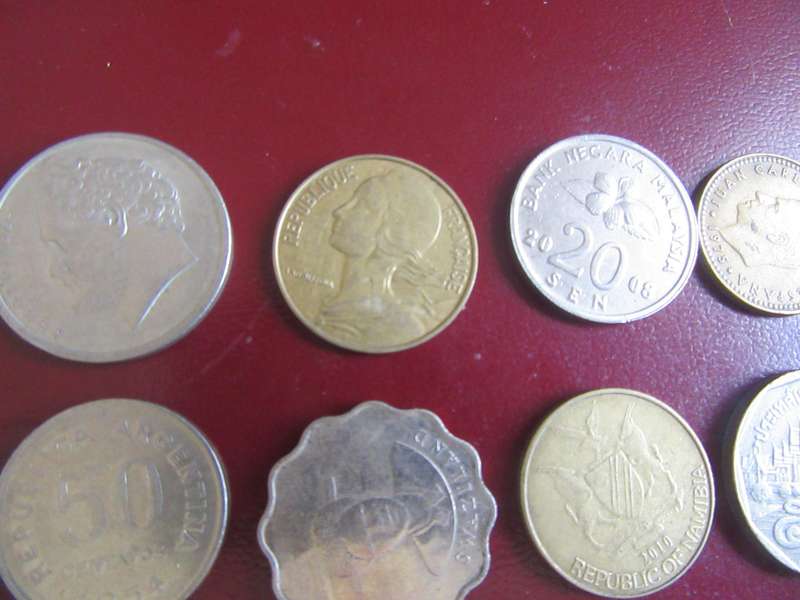 GOOD START FOR THE BEGINNER - 10 INTERNATIONAL COINS - AS PER SCAN - R3