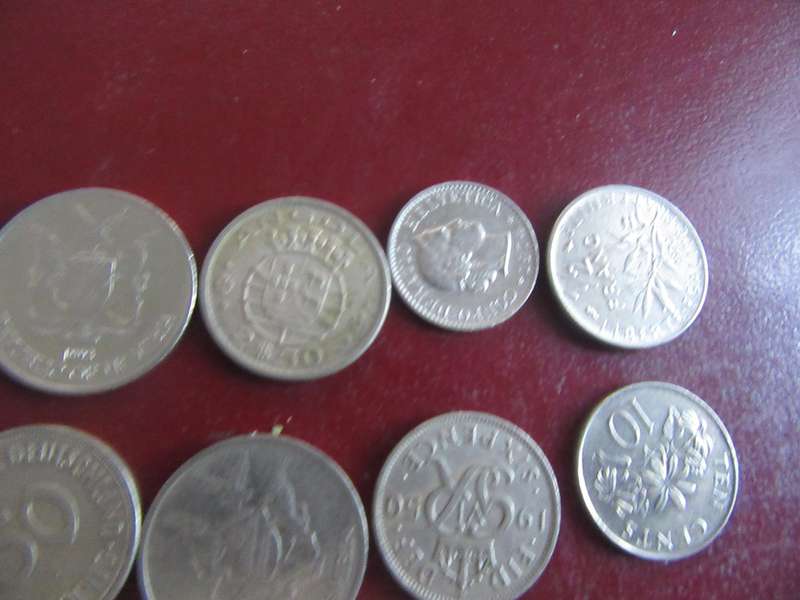GOOD START FOR THE BEGINNER - 10 INTERNATIONAL COINS - AS PER SCAN -AS18