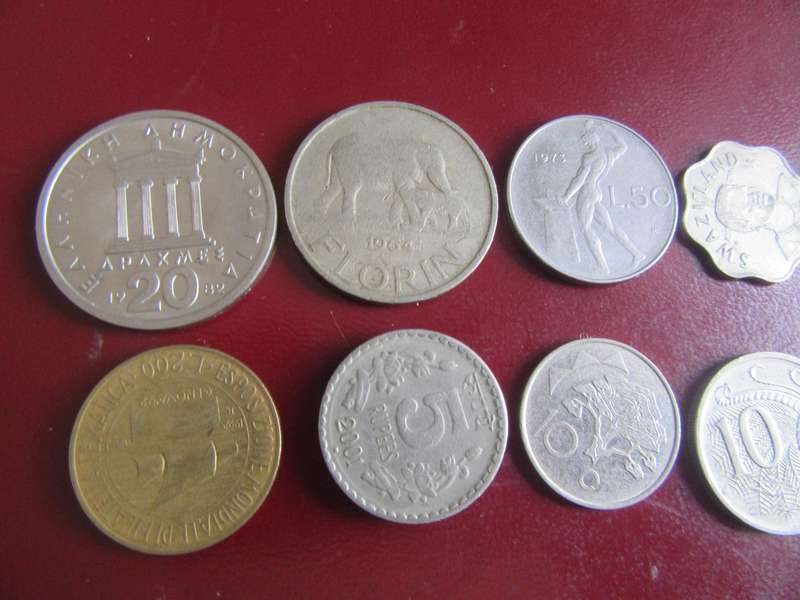 GOOD START FOR THE BEGINNER - 10 INTERNATIONAL COINS - AS PER SCAN- CO59