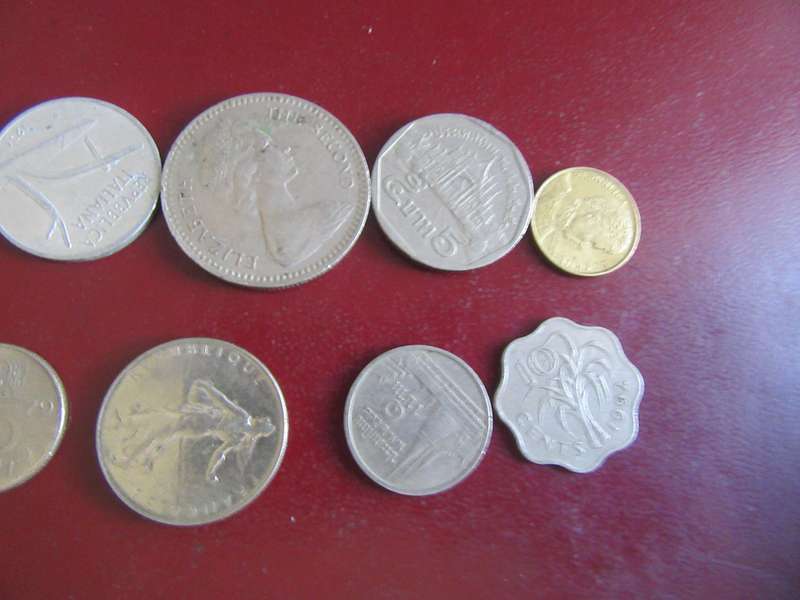 GOOD START FOR THE BEGINNER - 10 INTERNATIONAL COINS - AS PER SCAN - CO58