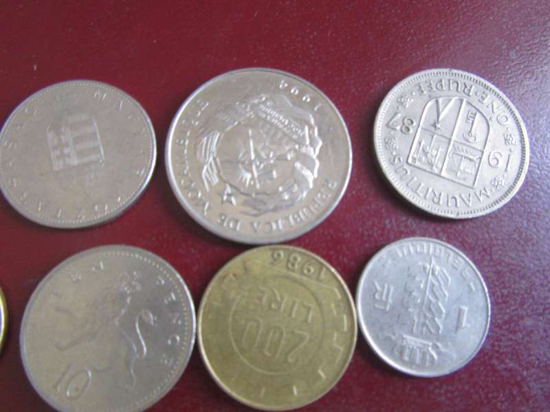 GOOD START FOR THE BEGINNER - 10 INTERNATIONAL COINS - AS PER SCAN - CO48
