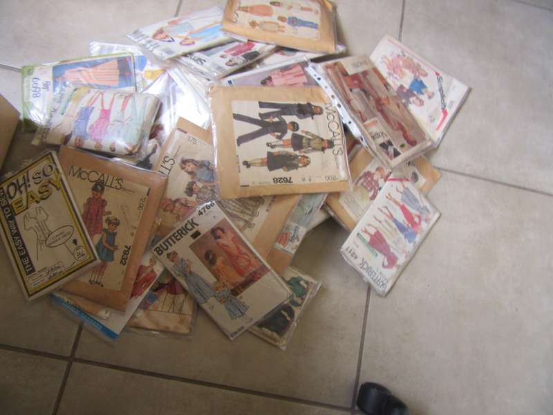 FOR THE VERSITILE DRESSMKING LADY - 50 VARIOUS COMPLETE PATTERNS - BID PER ITEM