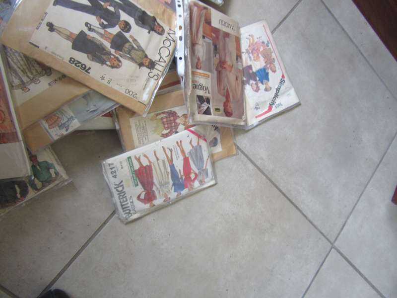 FOR THE VERSITILE DRESSMKING LADY - 50 VARIOUS COMPLETE PATTERNS - BID PER ITEM