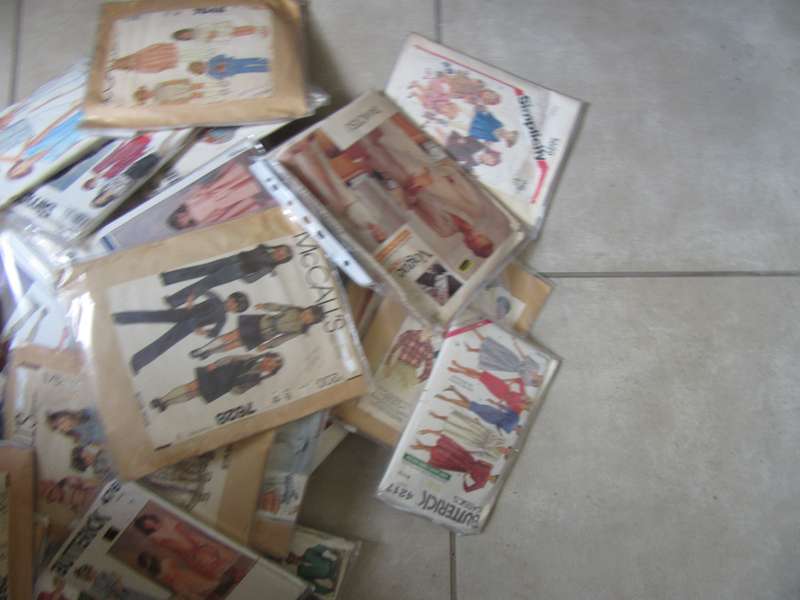 FOR THE VERSITILE DRESSMKING LADY - 50 VARIOUS COMPLETE PATTERNS - BID PER ITEM