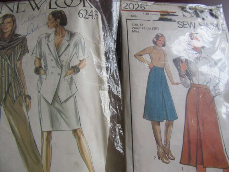 FOR THE VERSITILE DRESSMKING LADY - 50 VARIOUS COMPLETE PATTERNS - BID PER ITEM