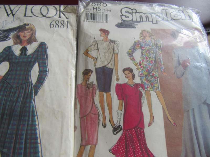 FOR THE VERSITILE DRESSMKING LADY - 50 VARIOUS COMPLETE PATTERNS - BID PER ITEM