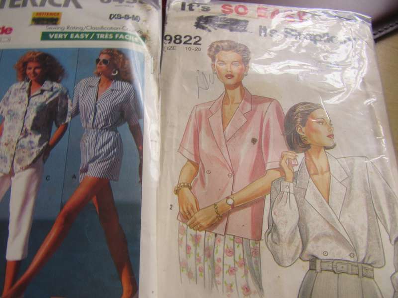 FOR THE VERSITILE DRESSMKING LADY - 50 VARIOUS COMPLETE PATTERNS - BID PER ITEM