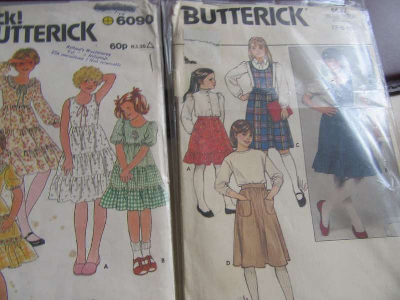 FOR THE VERSITILE DRESSMKING LADY - 50 VARIOUS COMPLETE PATTERNS - BID PER ITEM