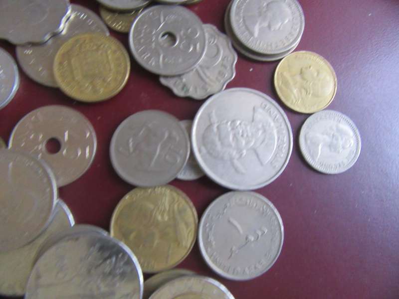 -GOOD START FOR THE BEGINNER 100ASSORTED WORLD COINS - AS PER SCAN - WS1