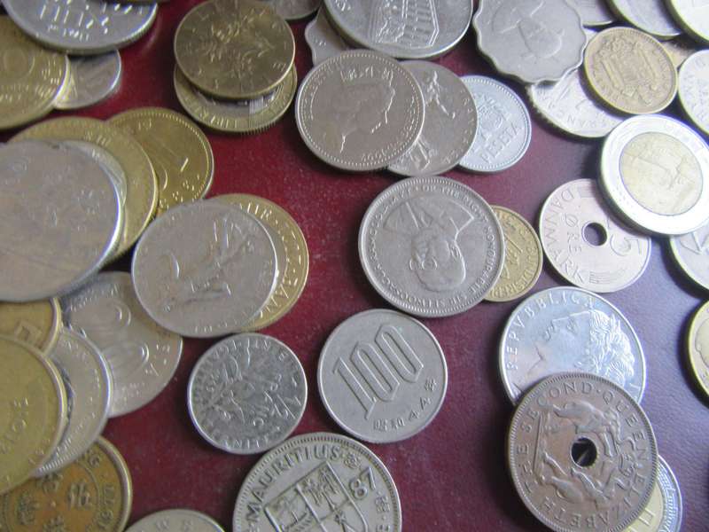 -GOOD START FOR THE BEGINNER 100ASSORTED WORLD COINS - AS PER SCAN - WS1