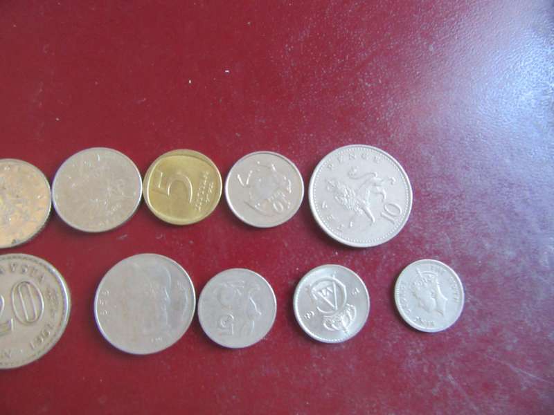 GOOD START FOR THE BEGINNER - 10 INTERNATIONAL COINS - AS PER SCAN - CO30