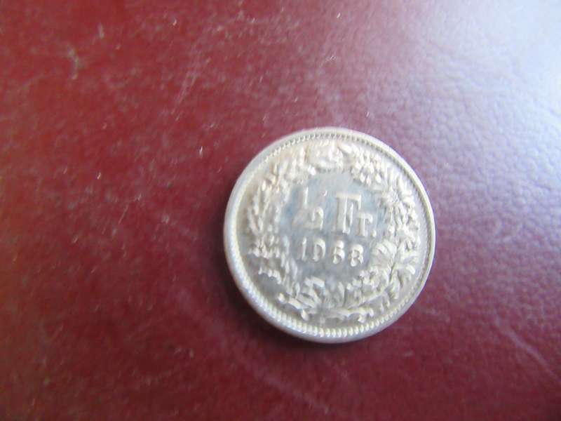 SWITZERLAND - 1/2 FRANC1962 -C100