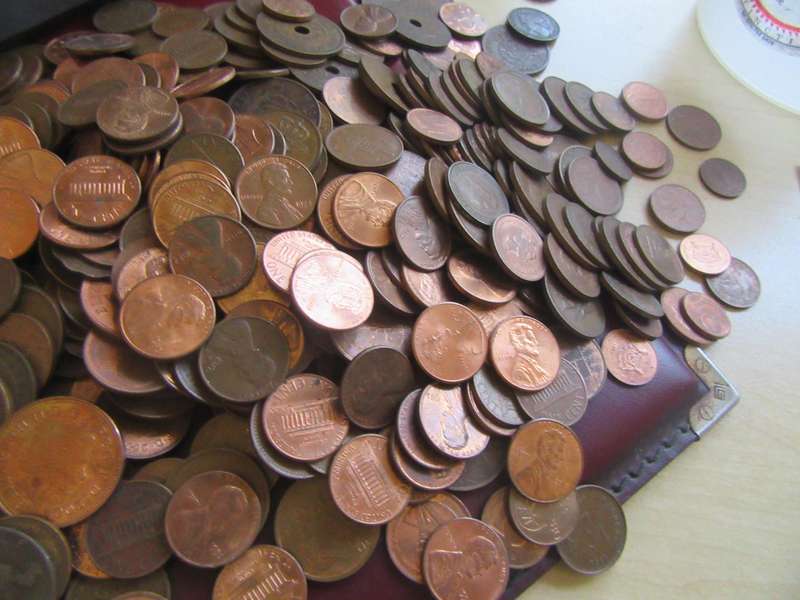 550 INTERNATIONAL COPPER COINS AS PER SCAN