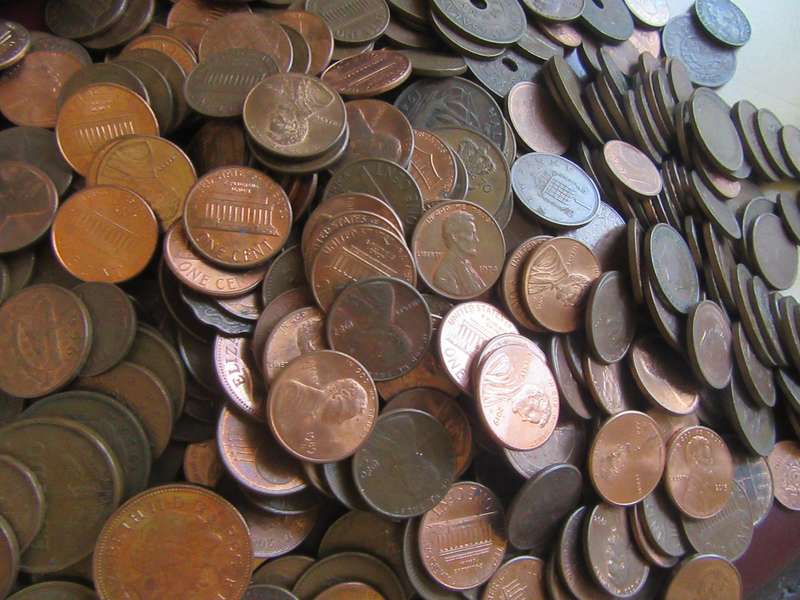 550 INTERNATIONAL COPPER COINS AS PER SCAN
