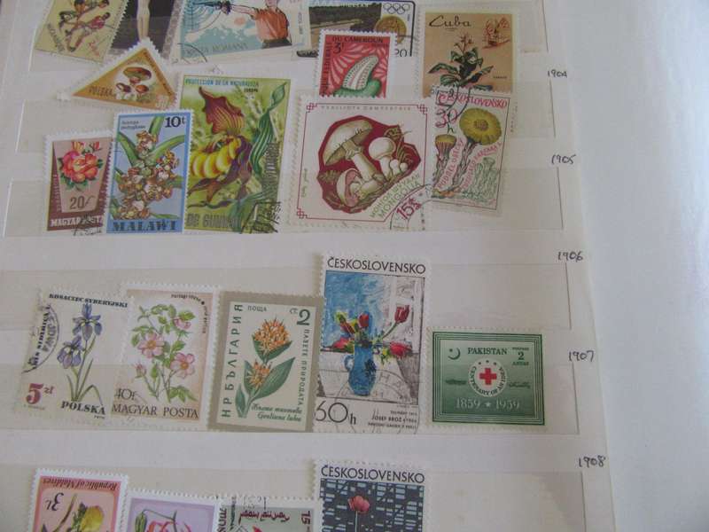 LOVELY INTERNATIONAL THEMATIC SELECTION IN OLD STOCKBOOK - 23PAGES - AS PER SCAN - BID PER PAGE - MD
