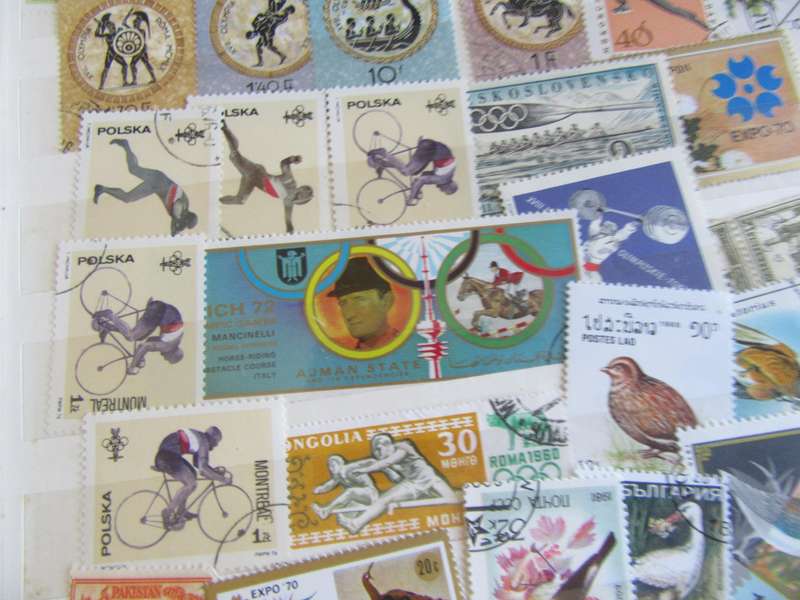 GOOD START FOR THE BEGINNER - NICE LOT OF MIXED WORLD STAMPS - AS PER SCAN - S1