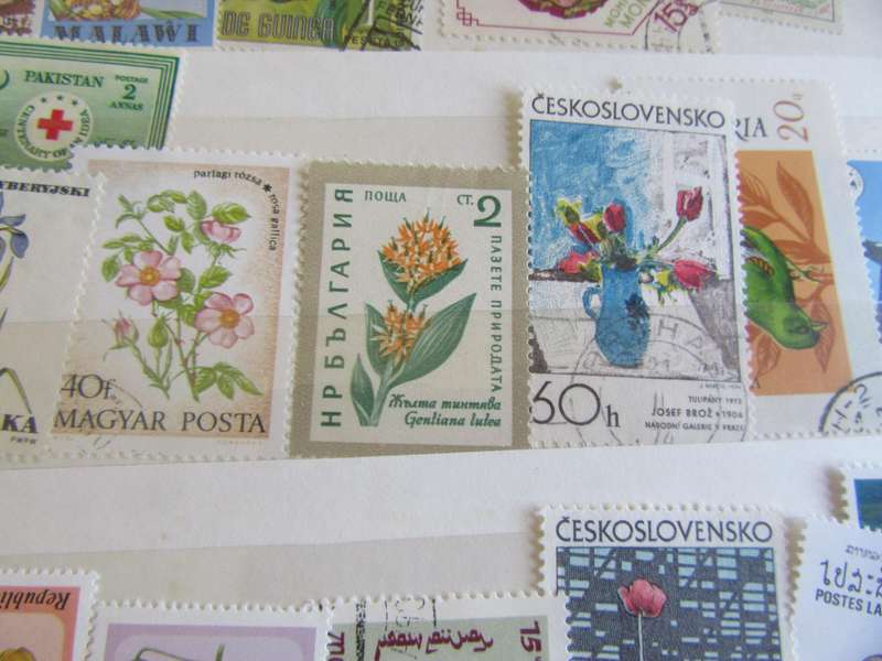 GOOD START FOR THE BEGINNER - NICELOT OF MIXED WORLD STAMPS -AS PER SCAN S2