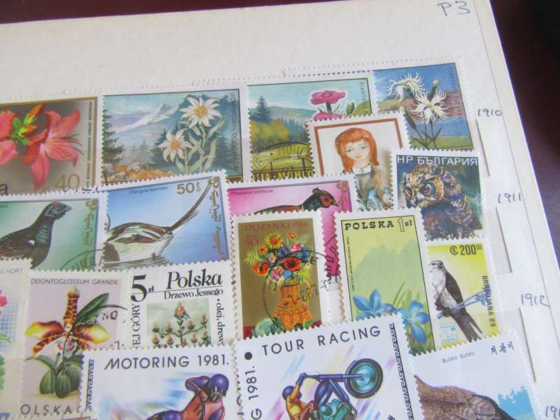GOOD START FOR TH BEGINNER - NICE LOT OF MIXEDWORLD STAMPS - AS PER SCAN - S3