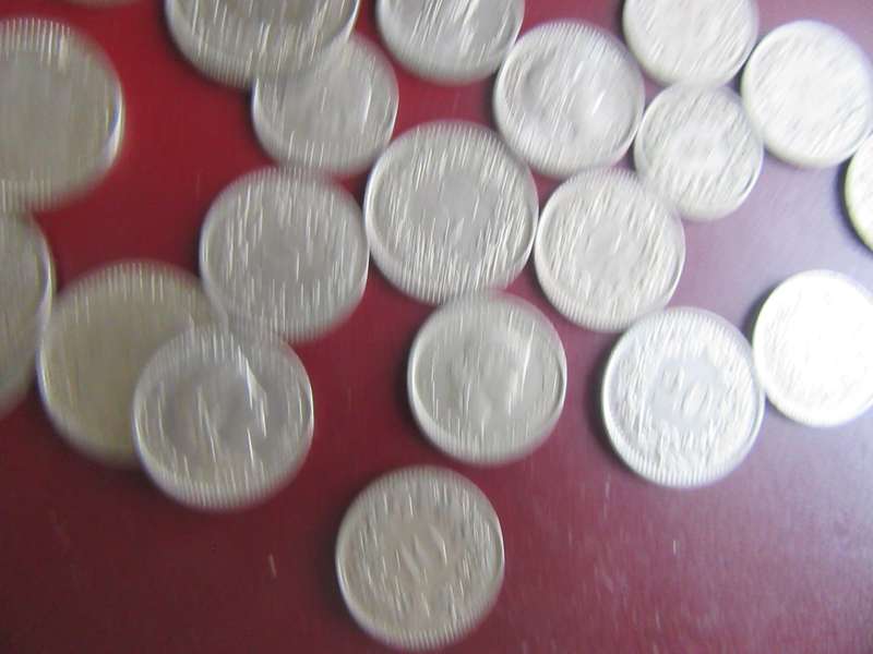 LOT OF 21 SWISS COINS - CO1