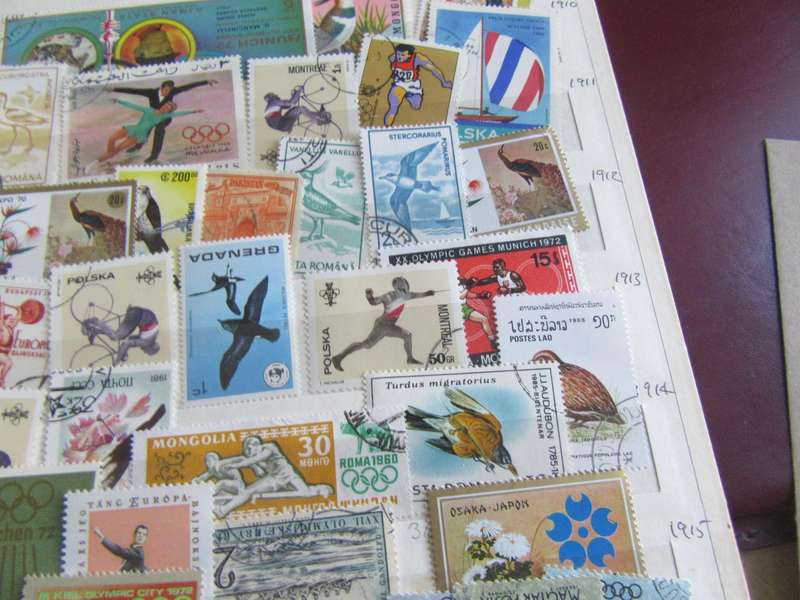 GOOD START FOR THE THEMATIC COLLECTOR - 40VARIOUS WORLD STAMPS A PER SCAN -- P3