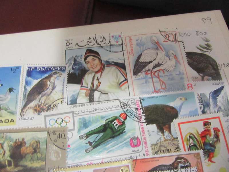 GOOD START FOR THE THEMATIC COLLECTOR -40 VARIOUS WORLD STAMPS - AS PER SCAN  - P7A