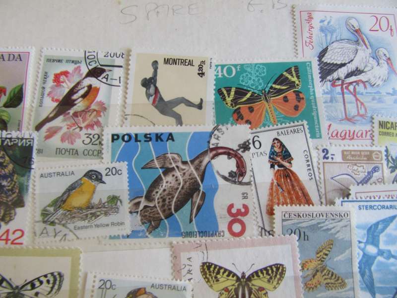 GOOD START FOR THE THEMATIC COLLECTOR - 40 WORLD STAMPS - AS PER SCAN -  - P1A