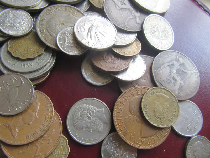 350 World Coins incl. RSA Coins - BID PER COIN
