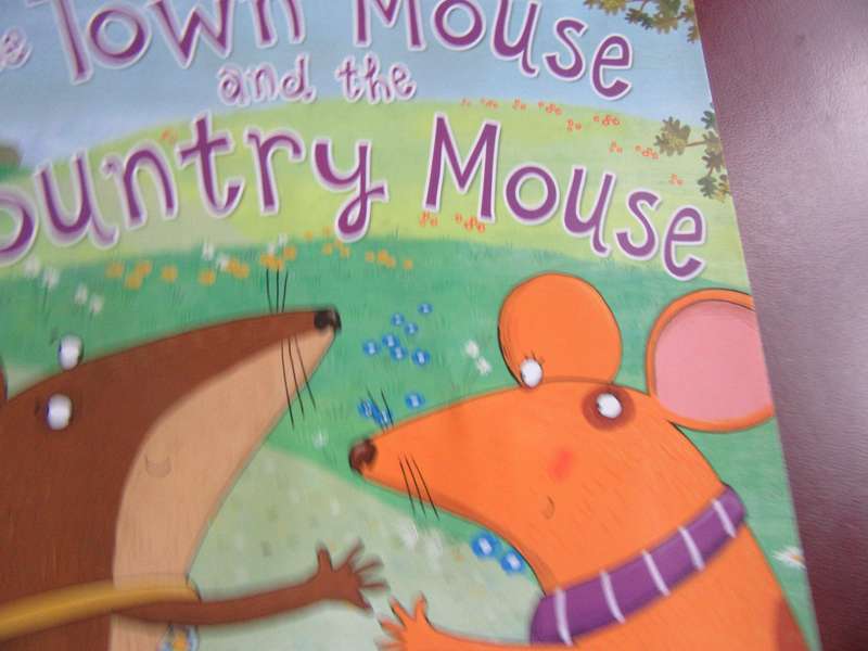THE TOWN MOUSE AND THE COUNTRY MOUSE - MILES &KELLY - MD