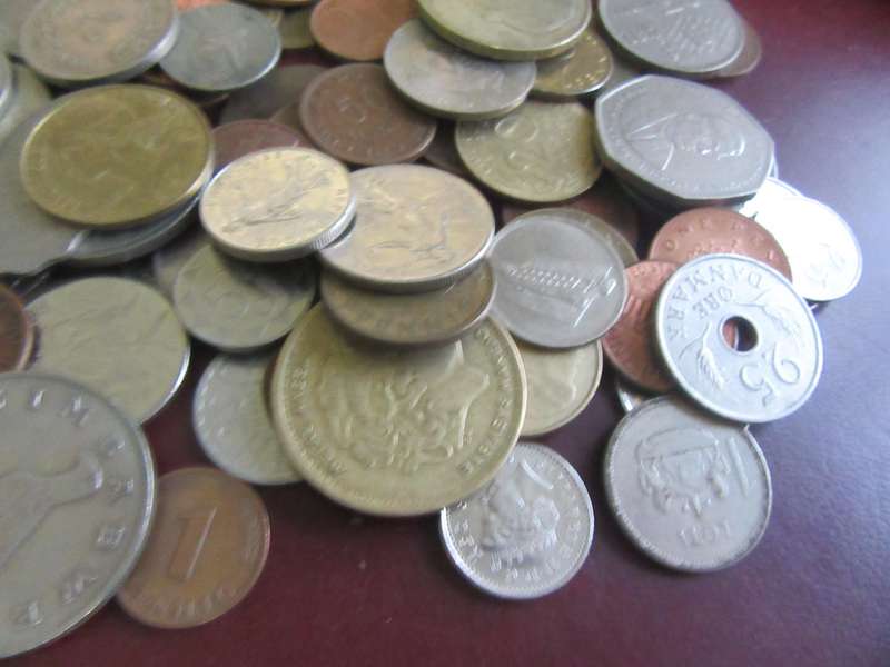 GOOD START FOR THE BEGINNER- 95 WORLD COINS - ASPER SCAN - LOT5