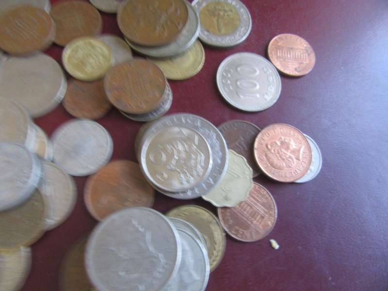 GOOD START FOR THE BEGINNER - 95 WORLD COINS - AS PER SCAN - LOT7
