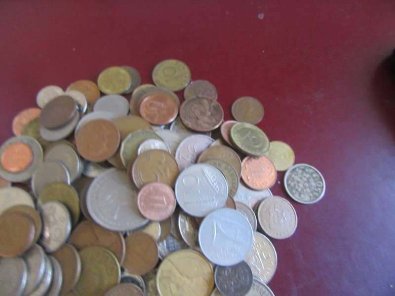 5000g WORLD COINS INCL. RSA COINS - AS PER SCAN -BID PER  50g - LOT15