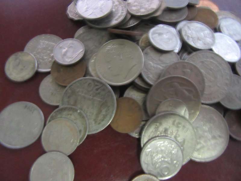 5000gOF WORLD COINS - INCL. RSA COINS - AS PER SCAN - BID PER 50g - lot 31