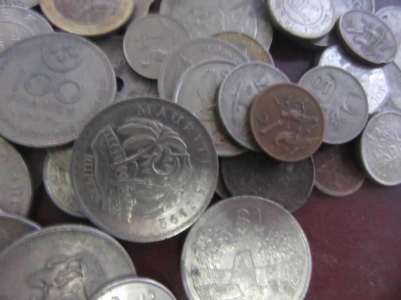 5000gOF WORLD COINS - INCL. RSA COINS - AS PER SCAN - BID PER 50g - lot 31
