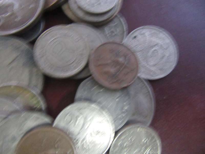 5000gOF WORLD COINS - INCL. RSA COINS - AS PER SCAN - BID PER 50g - lot 31
