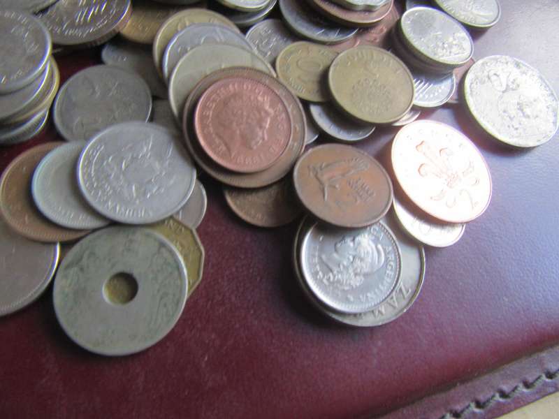 GOOD START FOR THE BEGINNER - 95 WORLD COINS INCL.RSA COINS - AS PER SCAN - LOT8