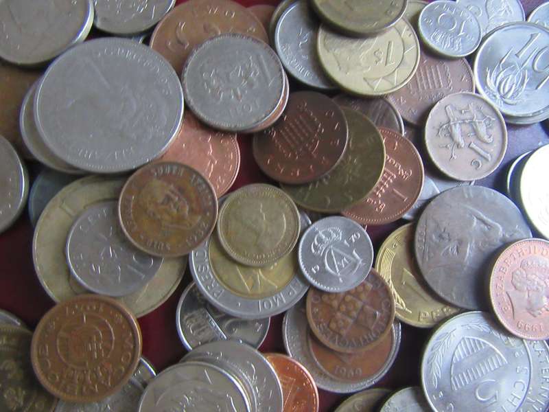 GOOD START FOR THE BEGINNER - 96 WORLD COINS INCL. RSA COINS - AAS PER SCAN - LOT5