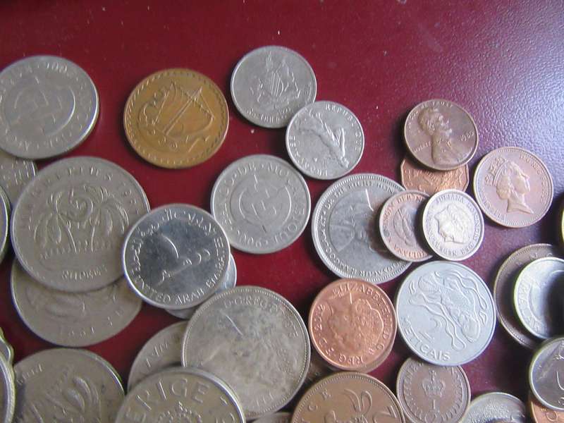 GOOD START FOR THE BEGINNER - 95 WORLD COINS INCL. RSA COINS - AS PER SCAN - - LOT3