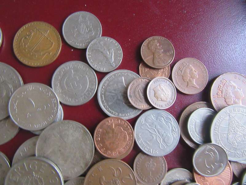 GOOD START FOR THE BEGINNER - 95 WORLD COINS INCL. RSA COINS - AS PER SCAN - - LOT3