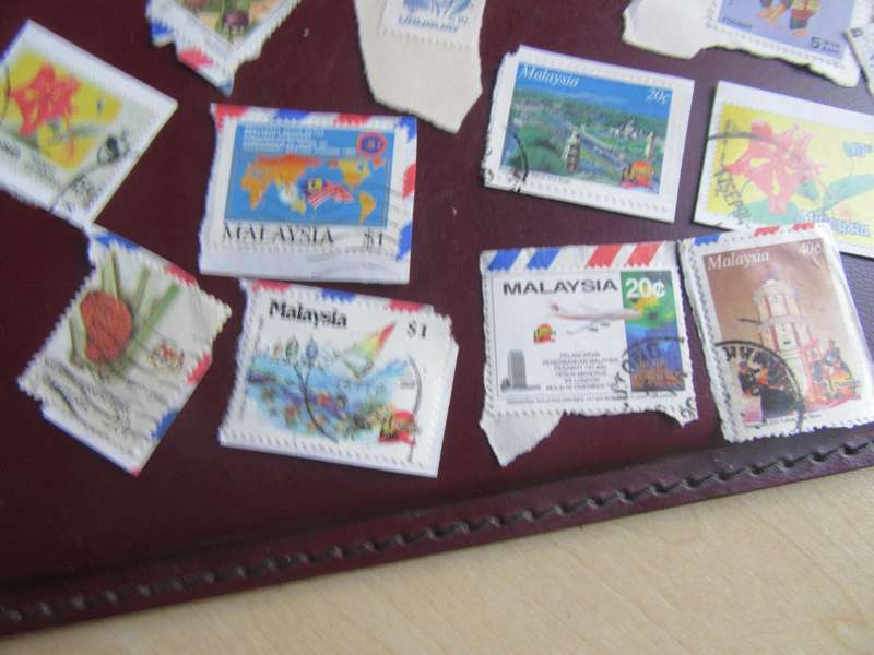 23STAMPS MALAYSIA/THAILAND ON PAPER