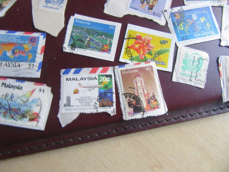 23STAMPS MALAYSIA/THAILAND ON PAPER