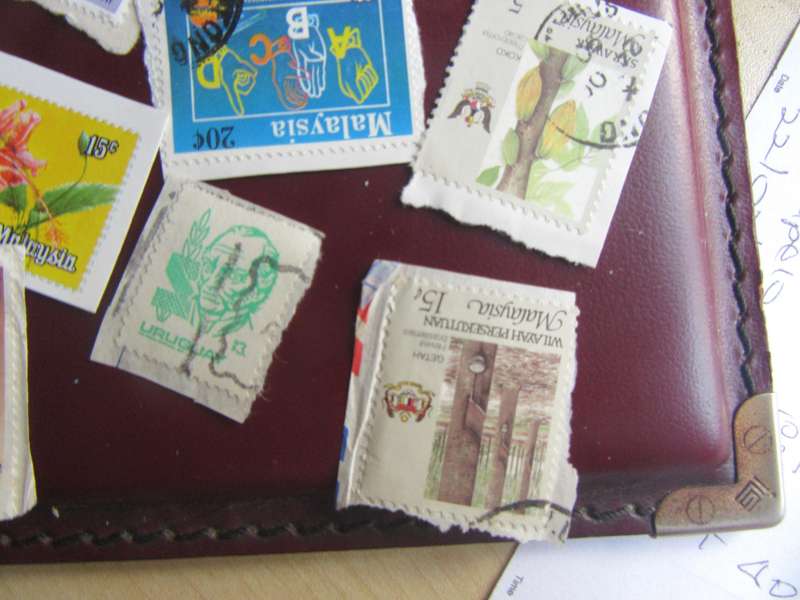 23STAMPS MALAYSIA/THAILAND ON PAPER