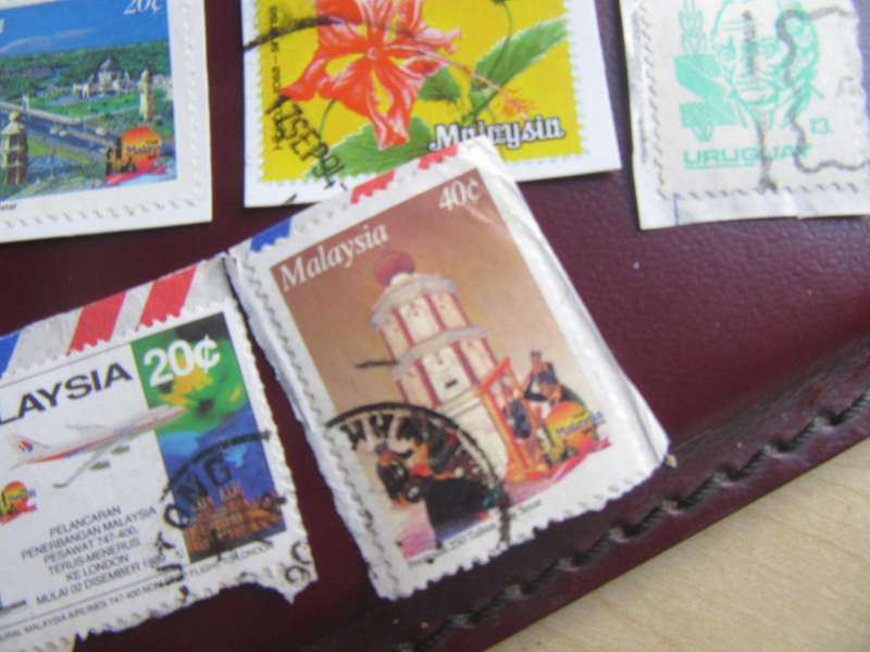 23STAMPS MALAYSIA/THAILAND ON PAPER