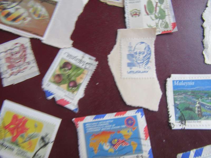 23STAMPS MALAYSIA/THAILAND ON PAPER