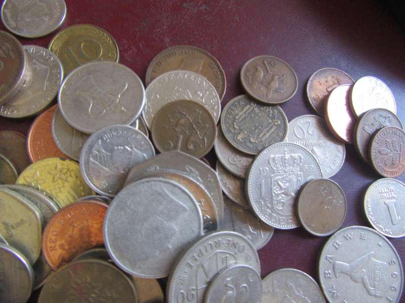 GOOD START FOR THE BEGINNER - 120 WORLD COINS INCL. RSACOINS - AS PER SCAN - BID PER COIN - LOT43