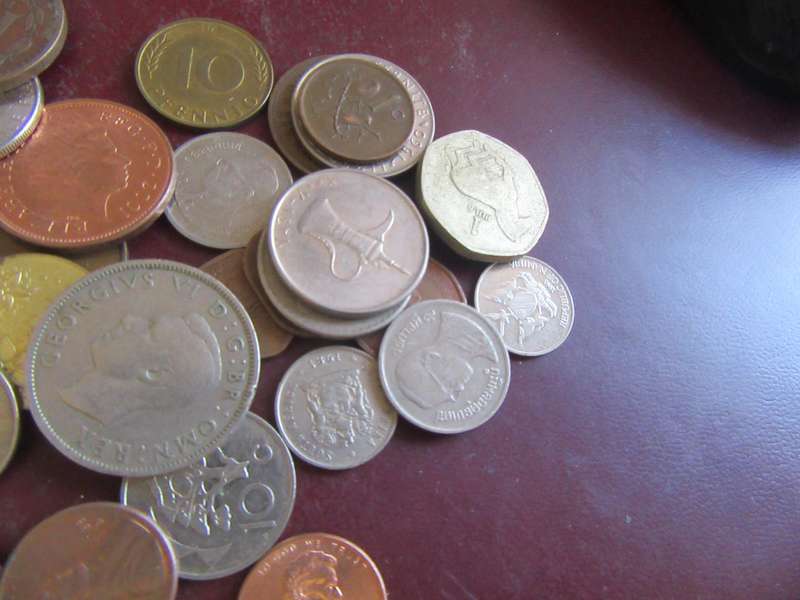 GOOD START FOR THE BEGINNER - 120 WORLD COINS INCL. RSACOINS - AS PER SCAN - BID PER COIN - LOT43